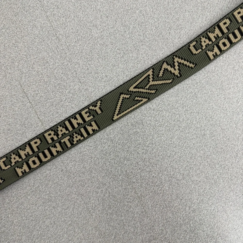 Bison Designs Belt Mens Large Olive Green Camp Rainey Mountain Webbing